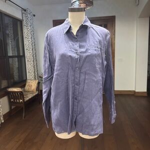 Chadwick’s Solid Purple Blouse Size 12